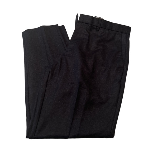 Banana Republic Other - NWT Banana Republic Tapered Perfect Flannel Dress Pant, Charcoal Gray, 33x30